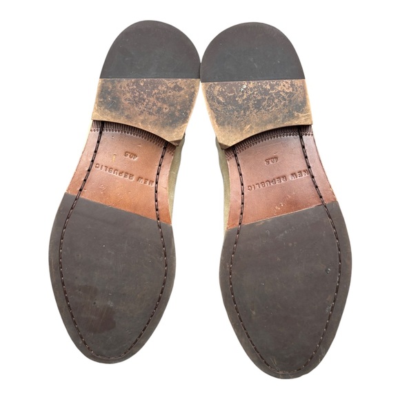 New Republic Men’s 40.5 (7 1/2) Ventura Chelsea Tan Suede Boots, Suede Booties - Picture 11 of 12